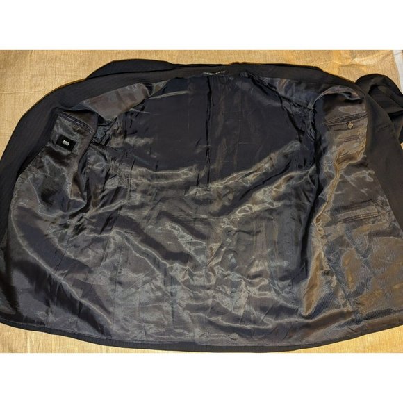 Hugo Boss Men's Single Breasted Black Blazer Virgin Wool 46R Lancaster/Smart - Picture 9 of 9